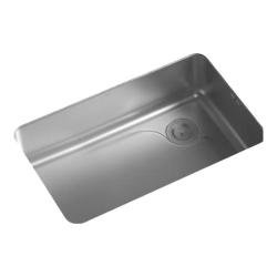 摩恩 水槽厨房洗菜盆大单槽一体盆洗菜池台上台下304食品级不锈钢水槽 80*45cm大单槽