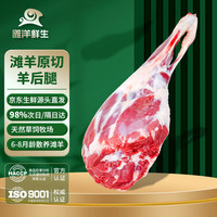 滩洋鲜生 清真源头直发 宁夏滩羊后腿  新鲜羊后腿 简装 5斤
