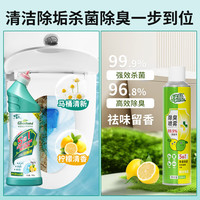 绿岛 洁厕灵4瓶+马桶喷雾3瓶 洁厕剂 500ml*4瓶+318ml*3瓶