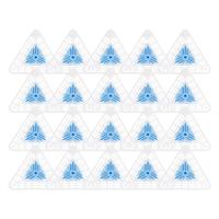 绿岛尿斗香块小便池香片厕所芳香球除臭异味过滤洁厕清洁块三角块20块 【99.99%抑菌】尿斗香块20块