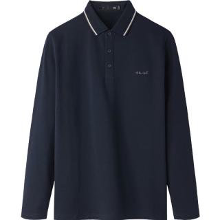 海澜之家 长袖POLO衫男轻商务时尚翻领长袖男秋季新年
