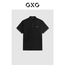 GXG 男士亨利领小刺绣POLO衫 PLB3635M