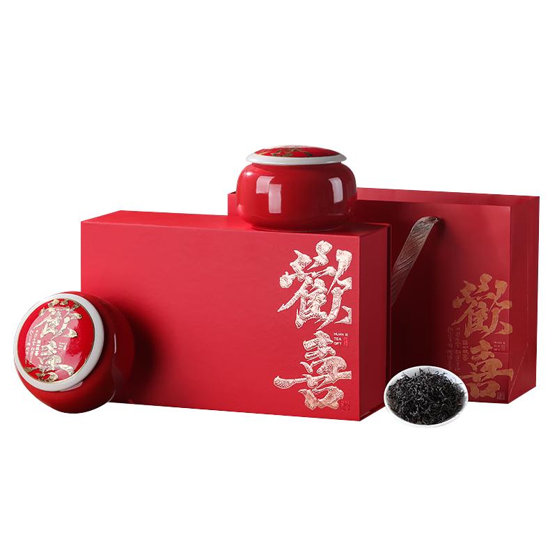  西湖江南 高档 红茶礼盒  欢喜陶瓷礼盒【赠手提袋】 200g