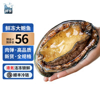 移动端、京东百亿补贴：鲟食 活冻大鲍鱼新鲜福建九孔鲍鱼国产 海鲜水产烧烤食材 500g/6-8头