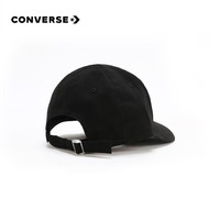 Converse 匡威儿童男童运动棒球帽春秋季经典星标遮阳帽尚鸭舌 正黑色 8/20【头围54cm-56cm】