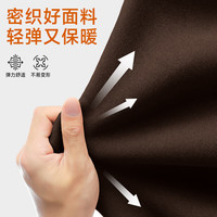 班尼路S&K系列打底衫女秋冬半高领德薄绒长袖t恤女装上衣服保暖9.1 沙砾色#纯色 S