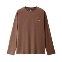 GIORDANO/佐丹奴 动物灯泡主题印花 男士长袖T恤