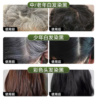  Tongrentang Chinese Medicine/同仁堂 长效盖白 植物染发剂  自然黑 510ml