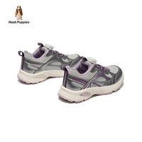 暇步士（Hush Puppies）童鞋儿童运动鞋网面透气中大童软底户外男童女童跑步休闲童鞋 HP4315银色 单层 36 适合脚长22.4cm