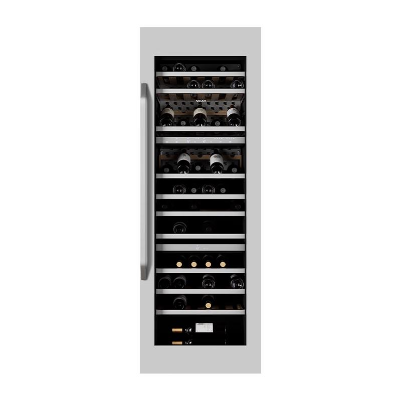 SICAO/新朝 JC-250B 独立三温区 全嵌入式恒温酒柜 216L