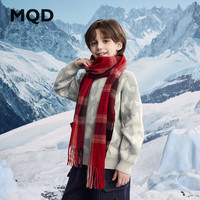 马骑顿（MQD）MQD男童中大童冬季学院风卡通条纹半高领毛衣