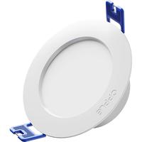 欧普led筒灯嵌入式天花灯客厅吊顶孔灯桶灯8公分家用 6瓦【8.5-10cm】银灰三档调色