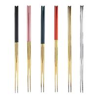 家用不锈钢筷子ins风防滑防霉高档餐具家庭厨房餐厅酒店筷子