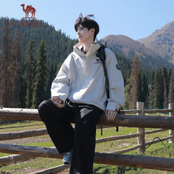 骆驼 户外冲锋衣三合一专业暴雨级防水登山服外套 B348