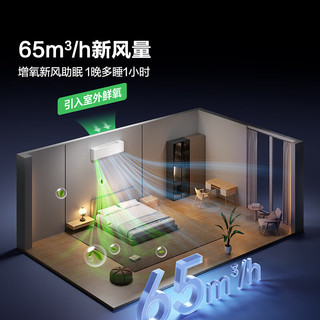 Hisense 海信 深睡宝X5系列  KFR-35GW/X5E1-1 新一级能效 壁挂式新风空调 1.5匹