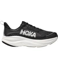 HOKA ONE ONE男款秋季公路跑步鞋SKYFLOW 轻量舒适透气耐磨缓震回弹 黑色/白色 42.5