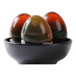 京喜加 皮蛋松花皮蛋50-60g实心沁心混发早餐生鲜买菜京东溏心即食 6枚