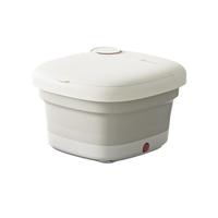 小熊泡脚桶 全自动按摩足浴盆洗脚盆 恒温加热足浴桶足疗盆高深桶泡脚盆 【便携折叠款+滚轮按摩】ZYP-F05Y1