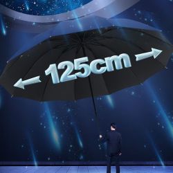 三栖虎 德国品质雨伞手动12骨超大号抗风暴雨伞