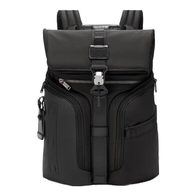 TUMI Alpha Bravo系列 男士双肩包 0232759D 黑色 中号