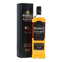 百世醇（BUSHMILLS）黑灌木80/20佩德罗-希梅内斯雪莉桶珍藏 调和威士忌1000ml 礼盒装 黑灌木 1000ml