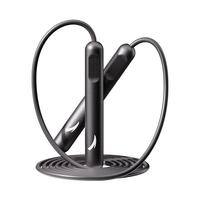 安踏安踏竞速跳绳小儿童中考体育考试比赛专业训练初中生 竞速跳绳-黑色