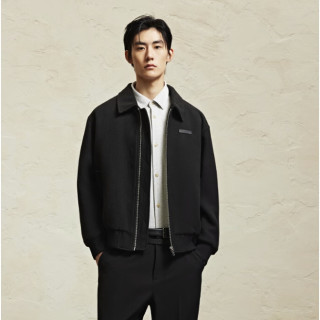 JACK&JONES 杰克琼斯 加棉厚毛呢休闲翻领夹克