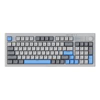 联想 K2有线轻音键盘 机械手感 消音结构95键 混彩灯效 人体工学 银河灰