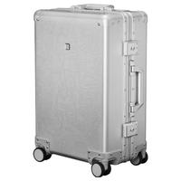 AMD RYZEN行李箱 大容量20寸拉杆箱 铝镁合金坚固抗压三挡调节 可上飞机 35*22*50cm 银色