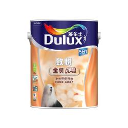 多乐士 乳胶漆致悦金装五合一净味内墙漆防霉抗菌环保油漆涂料A750白色5L