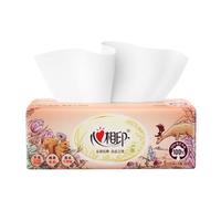 心相印抽纸纸巾3层100抽金装大包卫生纸餐巾纸面巾纸家用湿水不易破整箱 3层 100抽*1包