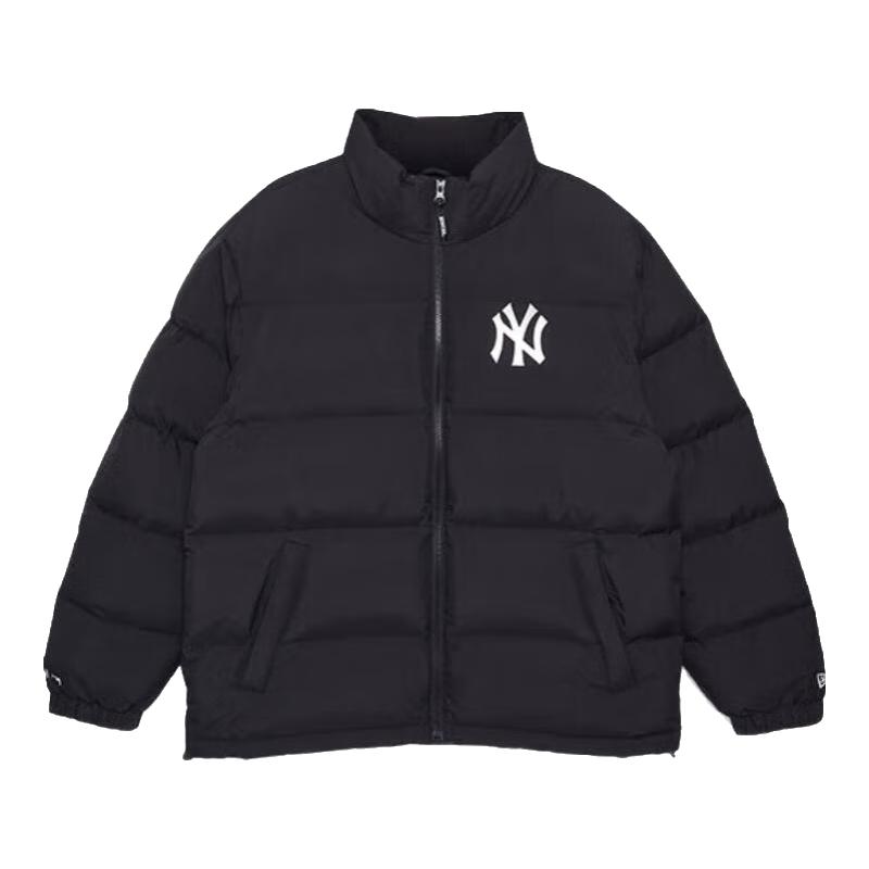 NEW ERA纽亦华MLB羽绒服男女情侣新款NY印花立领保暖鸭绒 14387859-