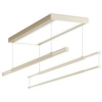 苏泊尔电动晾衣架智能晾衣机隐形自动隐藏升降阳台伸缩晾晒衣杆 M6pro奶白+全屏照明+晒被杆+声控