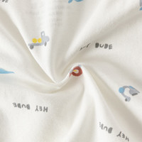 戴维贝拉（DAVE＆BELLA）【两条装】儿童内裤女童短裤男童平角内裤2025秋装中大童内内 白灰色组【DB1248423】 2条 80 cm（身高73-80cm）