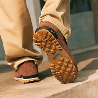 Danner 丹纳男款透气低帮徒步复古城市户外休闲鞋Jag Low 40 深棕/浅蓝（D版） ：鞋带