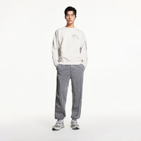 杰克·琼斯(JACK&JONES)男装秋季男士圆领针织衫不同面料拼接织花图案设计百搭毛衣男 缎白色C43 缎白色C43 2XL 190