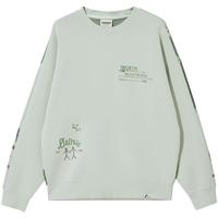 杰克·琼斯（JACK&JONES）男装秋季男士圆领针织衫不同面料拼接织花图案设计百搭毛衣男 灰绿色C52 灰绿色C52 S 170