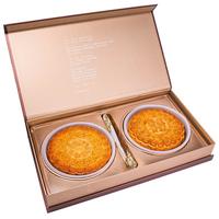 黄家月 大月饼非常广西2斤双口味五仁+蛋莲广式传统月饼中秋礼盒 五仁叉烧+蛋黄莲蓉