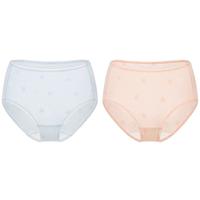 全棉时代（PurCotton）2025秋少女平角内裤-平角+经典内裤【立体包裹】+柔软 150/75