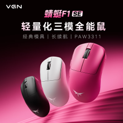 VGN 轻量化设计 无线鼠标  黑色
