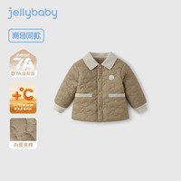 JELLYBABY【2025秋冬新品】男童外套宝宝夹棉翻领衣服小童秋季新款儿童上衣