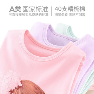  Duo Miao Wu/多妙屋 棉睡衣 女童秋衣套装  130
