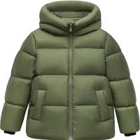 迷你巴拉 MINI BALA 【热Hi2.0】男女童发热抗寒羽绒服宝宝亲子羽绒外套 军绿40619 170