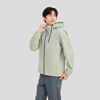 斯凯奇【防风防泼水】户外梭织复合运动外套男士外套秋冬季 浅军绿/036H XL
