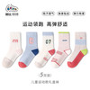 斑比 banb 儿童中筒袜子 5双