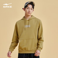 鸿星尔克卫衣男秋冬男士休闲连帽卫衣运动圆领上衣套头衫女装男装 【9217】正黑 L