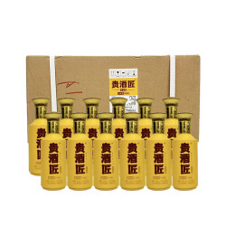 贵酒匠 黄标 53度 酱香型白酒 100mL*12瓶