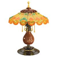  ZHEGAO/哲高 复古 积木拼装玩具  复古台灯804颗粒00398