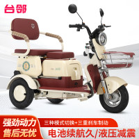 台邻电动三轮车老年代步电动车  超威电池48v12A+续航35公里+600w