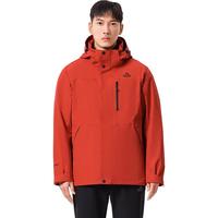 伯希和（Pelliot）【经典2.0】冲锋衣三合一硬壳防水冲锋衣冬季外套 11340105黑XL